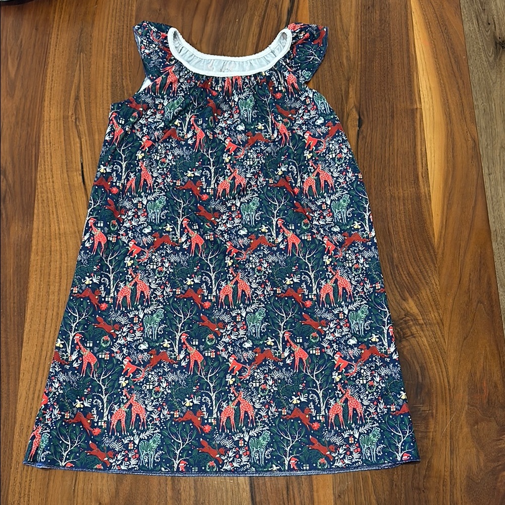 Roller Rabbit x Maisonette Girls Christmas Nightgown